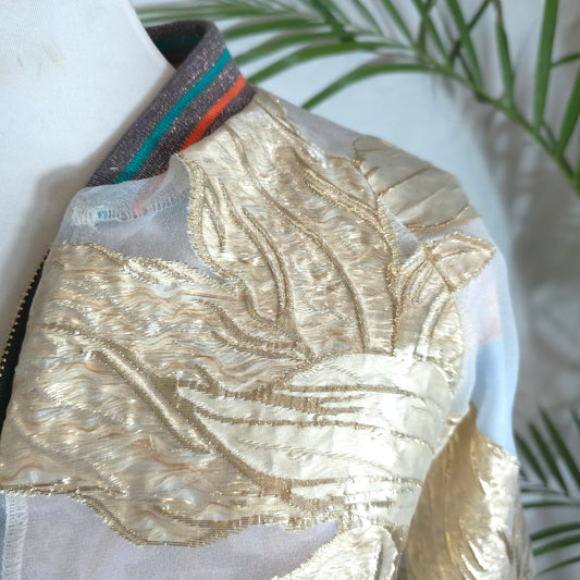 Large Gold Brocade