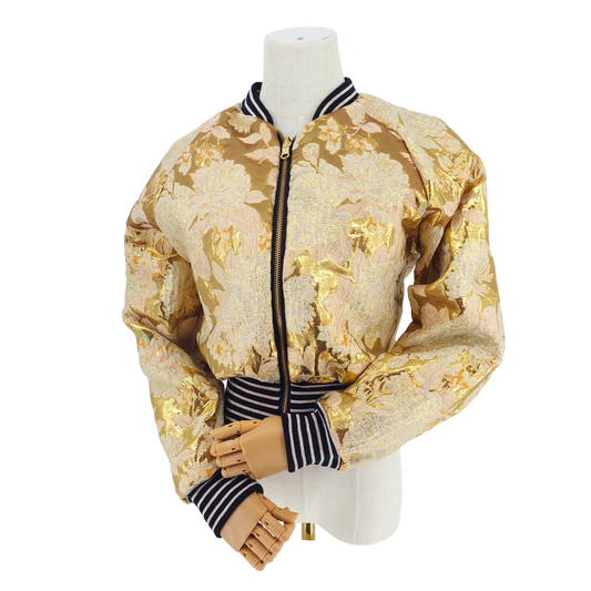 Small Gold Flower Brocade